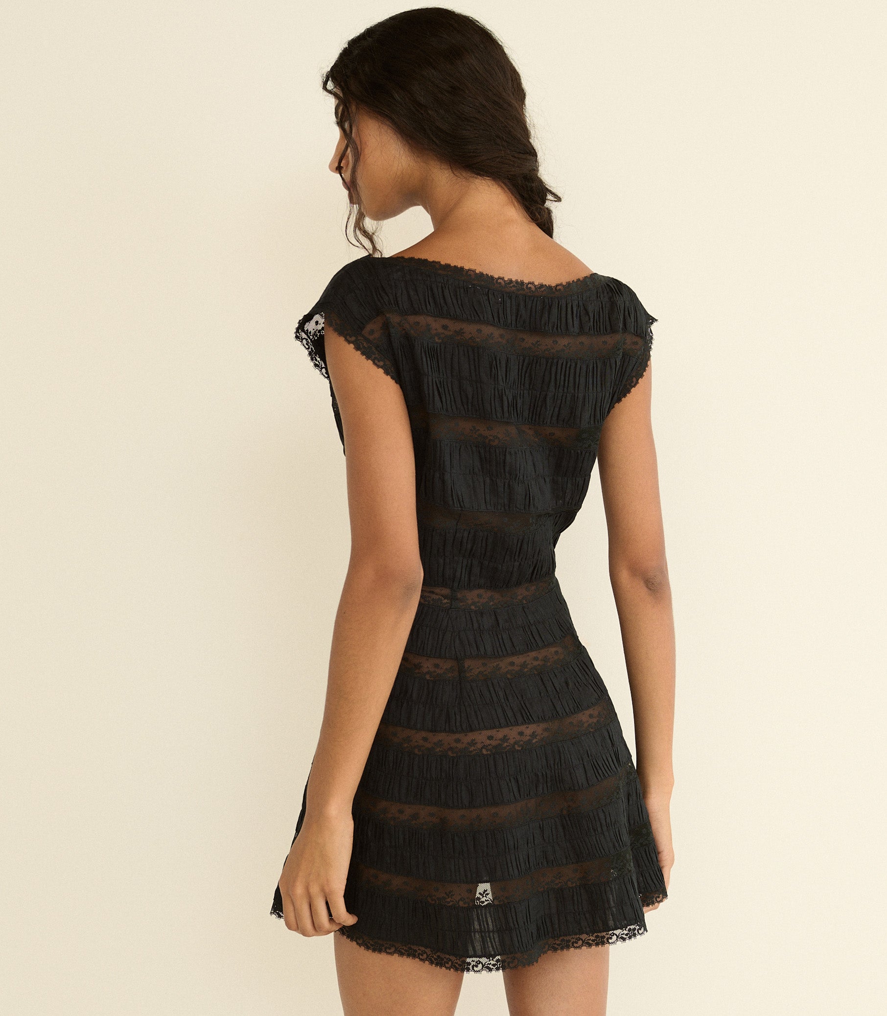 DOEN - CORNELLA DRESS - - BLACK