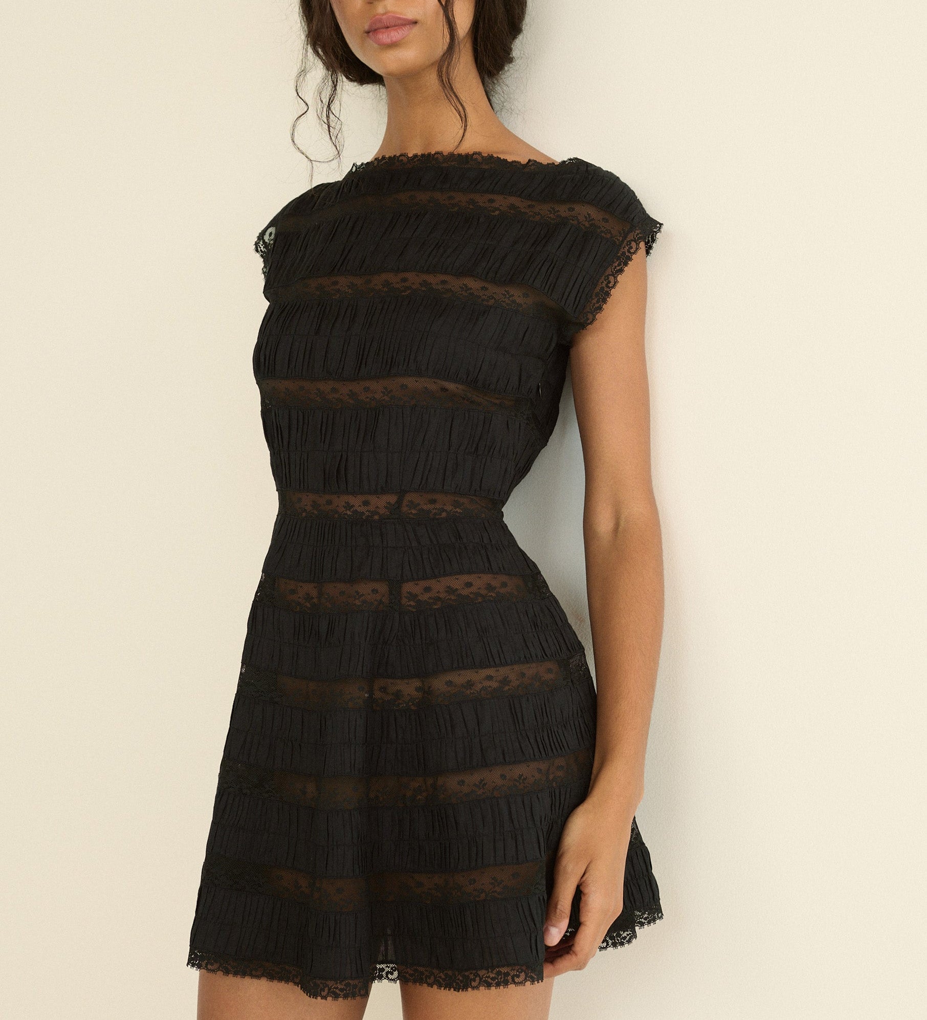 DOEN - CORNELLA DRESS - - BLACK