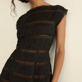 DOEN - CORNELLA DRESS - - BLACK