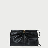 Loeffler Randall - Corrine Black Leather Gathered Clutch