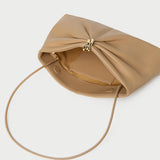 Loeffler Randall - Corrine Khaki Leather Gathered Clutch