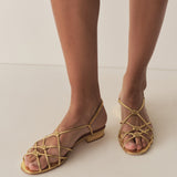 DÔEN - CORSICA SANDAL -- BRASS