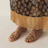 DÔEN - CORSICA SANDAL -- BRASS