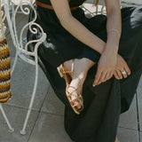 DÔEN - CORSICA SANDAL -- BRASS