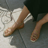 DÔEN - CORSICA SANDAL -- BRASS