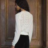 DÔEN - COSETTE CARDIGAN -- IVORY