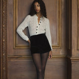 DÔEN - COSETTE CARDIGAN -- IVORY