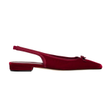 DÔEN - COSSIMA SLINGBACK -- RUBY VELVET