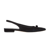 DÔEN - COSSIMA SLINGBACK -- BLACK SUEDE