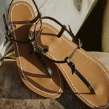 DÔEN - DOEN & K.JACQUES COTE SANDAL -- NOIR
