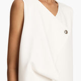 Khaite - Crispin Dress in Chalk