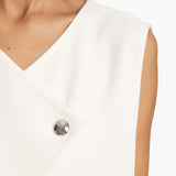 Khaite - Crispin Dress in Chalk