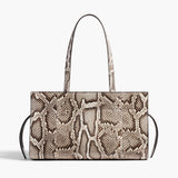 Khaite - Crosby East West Tote in Natural Python