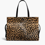 Khaite - Crosby Bag in Hyena Print Haircalf