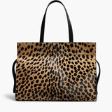 Khaite - Crosby Bag in Hyena Print Haircalf