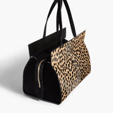 Khaite - Crosby Bag in Hyena Print Haircalf