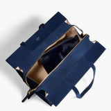 Khaite - Crosby Bag in Midnight Haircalf and Suede