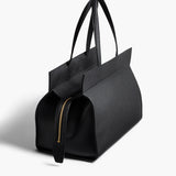 Khaite - Crosby Bag in Black Pebbled Leather