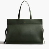 Khaite - Crosby Bag in Bottle Green Pebbled Leather