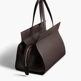 Khaite - Crosby Bag in Espresso Pebbled Leather