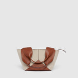 Metier - Market Small Natural Linen With Buffalo Cognac