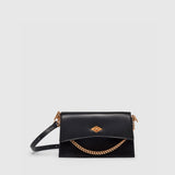 Métier - Roma Mini Clutch Suede and Atelier Calfskin Black
