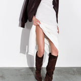 Le Monde Beryl - Camille Tall Boot / Chocolate Suede
