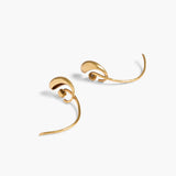 Khaite - Cyclone Earrings in Antique Gold