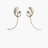 Khaite - Cyclone Earrings in Antique Silver