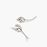 Khaite - Cyclone Earrings in Antique Silver