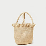 Loeffler Randall - Cyrus Natural Ruffled Woven Tote