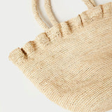 Loeffler Randall - Cyrus Natural Ruffled Woven Tote