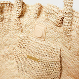 Loeffler Randall - Cyrus Natural Ruffled Woven Tote