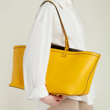 Métier - Cala 42 Nappa Plongè Calfskin Izamal Yellow