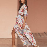 L'AGENCE - Cameron Silk Shirt Dress