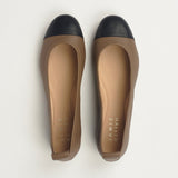 Jamie Haller - The Cap Toe Slipper in Taupe