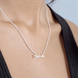 Lagos - Caviar Lux Two-Tone X Diamond Necklace
