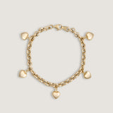 Kinn - Chemistry Heart Charm Bracelet