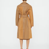 Christopher Esber - Scuffed Leather Coat