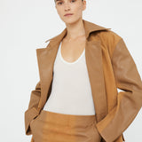 Christopher Esber - Scuffed Leather Coat