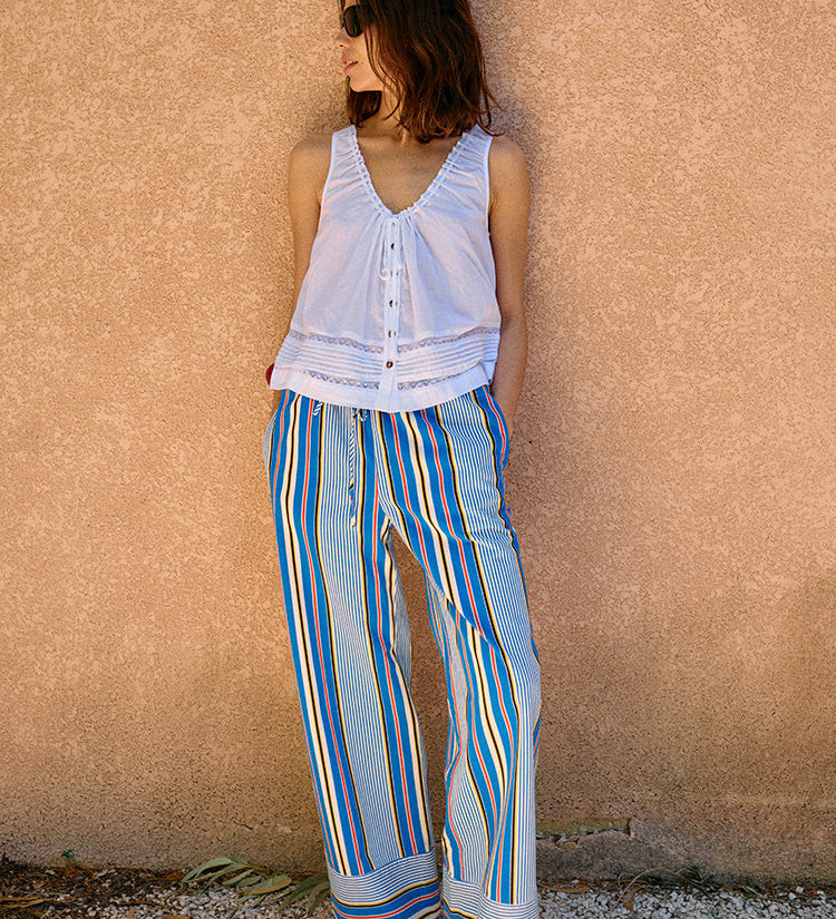 Ciao Lucia - Yuli Stripe Twill Pant