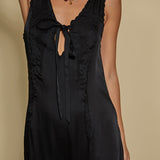 Ciao Lucia - Serena Black Cupro Dress