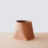 The Citizenry - Azad Tall Leather Storage Bins