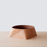 The Citizenry - Azad Low Leather Storage Bin
