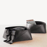 The Citizenry - Azad Low Leather Storage Bin
