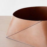 The Citizenry - Azad Low Leather Storage Bin