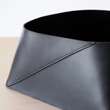The Citizenry - Azad Low Leather Storage Bin