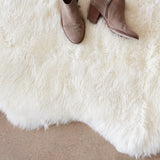 The Citizenry - Sheepskin Accent Rug - White