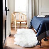 The Citizenry - Sheepskin Accent Rug - White