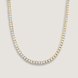 Kinn - Diana Diamond Tennis Necklace Yellow Gold